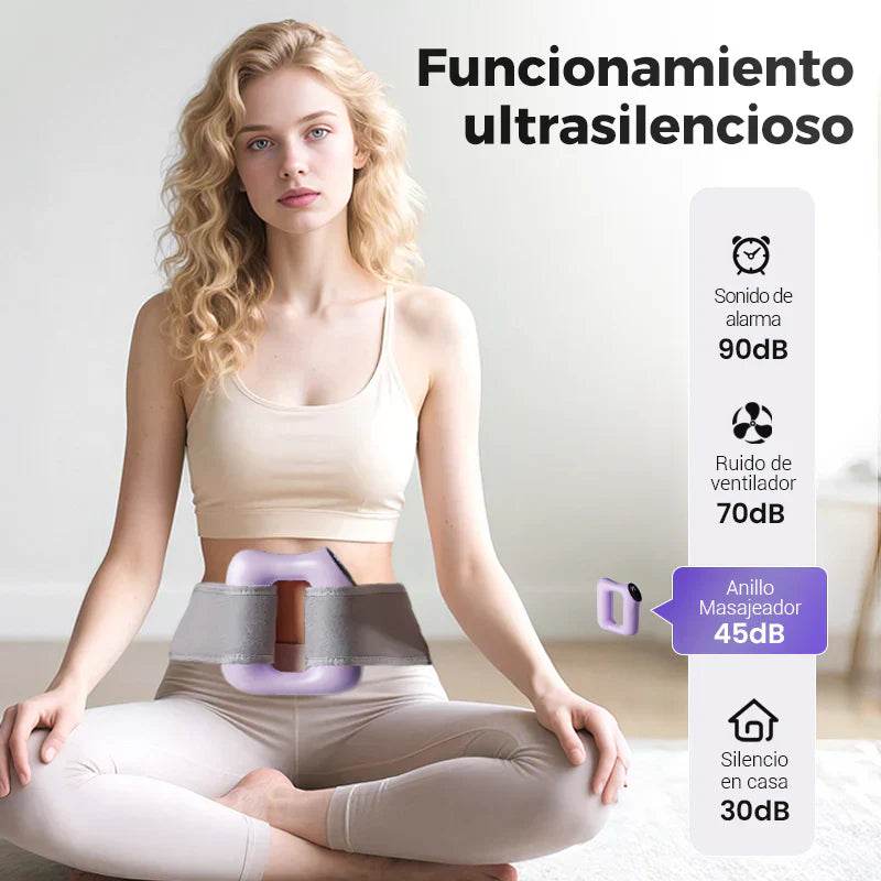 Masajeador Proo + cinta ajustable.  3 en 1 Quema grasa, Mejora digestiva y Masajes.